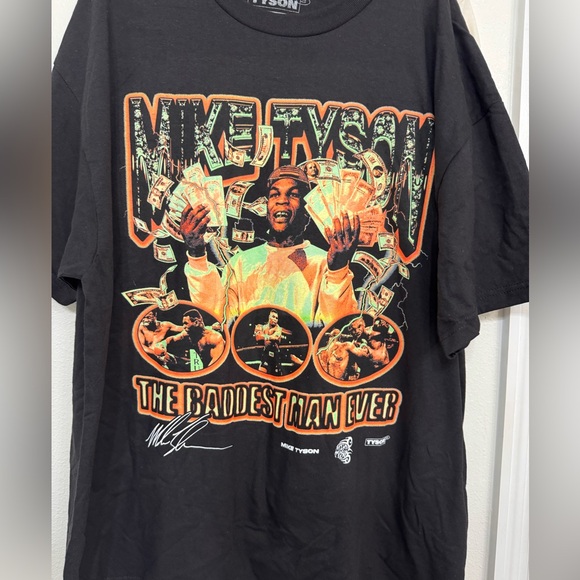 Mike Tyson t-shirt The Baddest Man Ever 2X - Picture 2 of 7